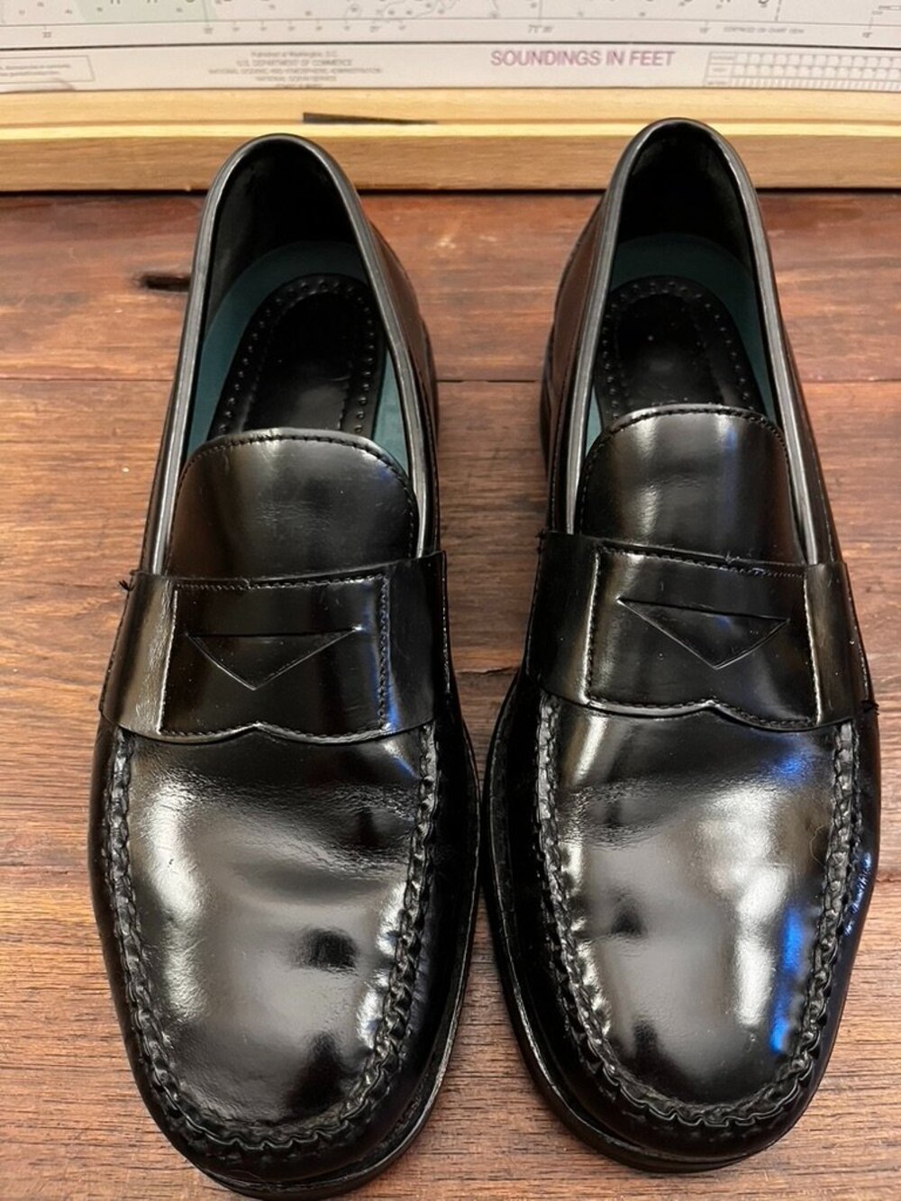 Sebago Men's Dan Penny Loafer Black Size 9.5